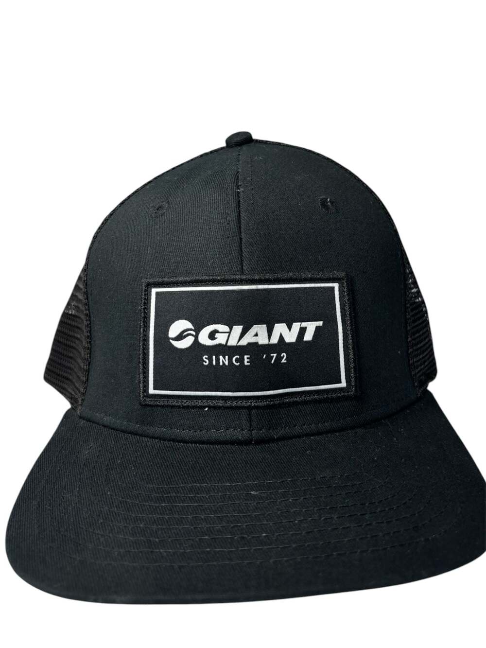 Giant Bicycles Performance Logo Black Mesh Trucker Snapback Hat